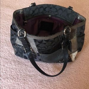 Black coach bag